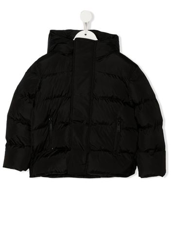 Dsquared2 Kids logo-print zip-up puffer jacket - Nero