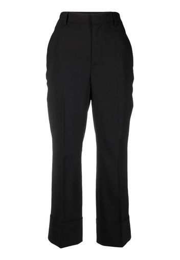 Dsquared2 Pantaloni crop svasati - Nero