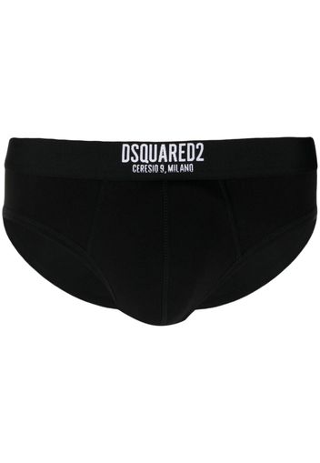 Dsquared2 Slip con logo - Nero