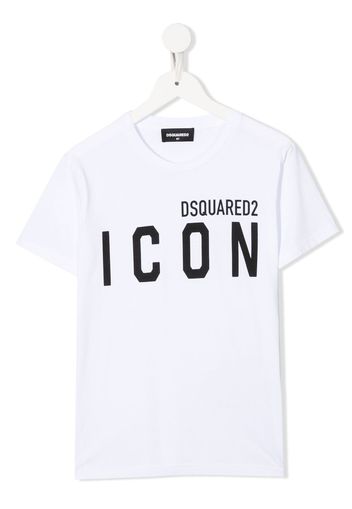 Dsquared2 Kids Icon logo-print T-shirt - Bianco