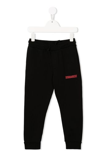 DSQUARED2 KIDS Pantaloni sportivi con stampa - Nero