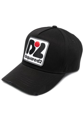 Dsquared2 logo-patch baseball cap - Nero