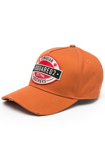 Dsquared2 logo-patch trucker cap - Arancione