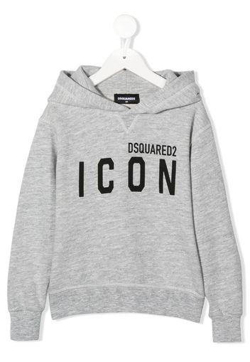 Dsquared2 Kids logo-print hoodie - Grigio