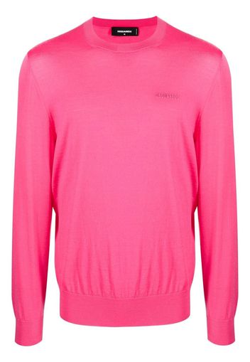 Dsquared2 Maglione con stampa - Rosa