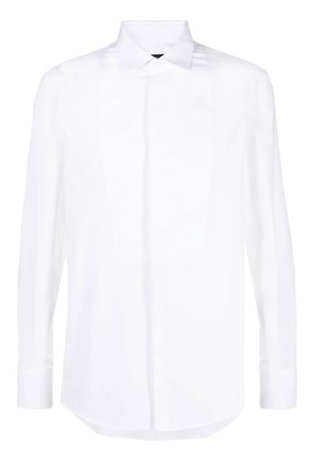 Dsquared2 Camicia con pettorina frontale - Bianco