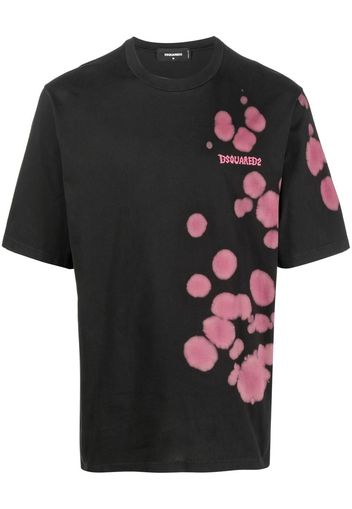 Dsquared2 T-shirt con stampa astratta - Nero