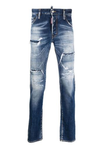 Dsquared2 Jeans con effetto vissuto - Blu