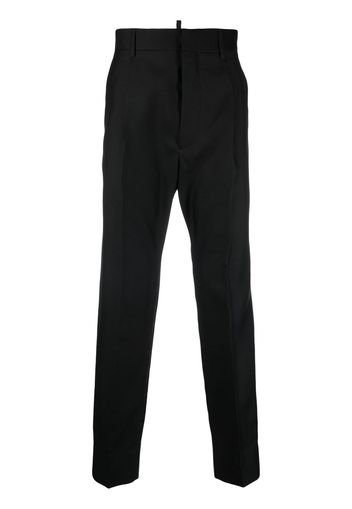 Dsquared2 Pantaloni sartoriali con pieghe - Nero