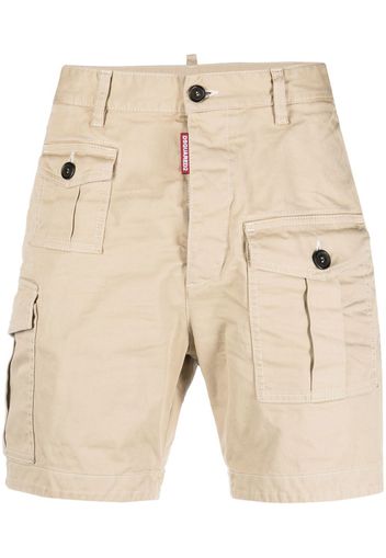 Dsquared2 Chino corti con logo - Toni neutri