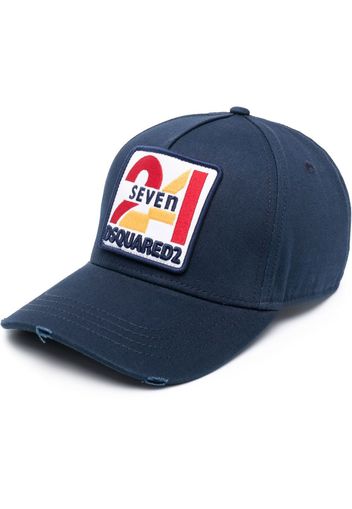 Dsquared2 Cappello da baseball con applicazione - Blu