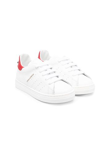 Dsquared2 Kids Sneakers in pelle - Bianco