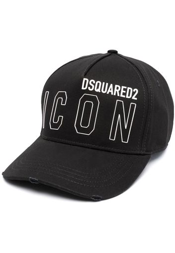 Dsquared2 Cappello da baseball con stampa - Nero