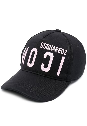 Dsquared2 Cappello da baseball con stampa - Nero