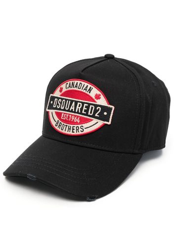 Dsquared2 logo-patch trucker cap - Nero