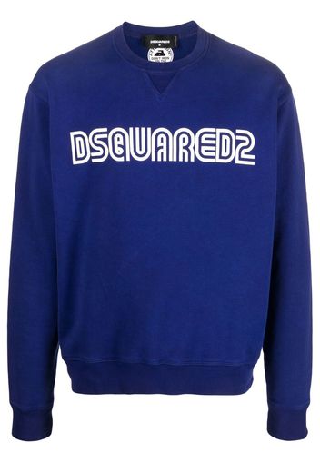 Dsquared2 logo crew-neck sweatshirt - Blu