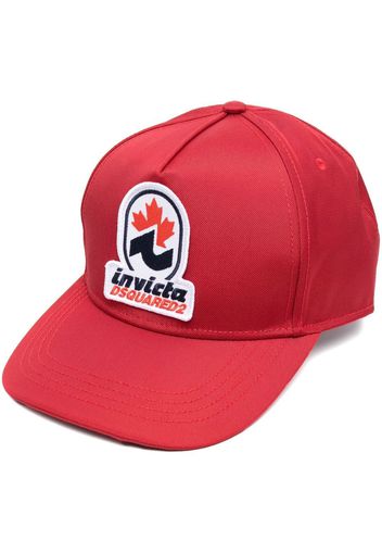 Dsquared2 logo-patch baseball cap - Rosso