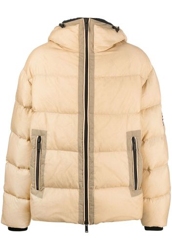 Dsquared2 logo-patch padded jacket - Toni neutri