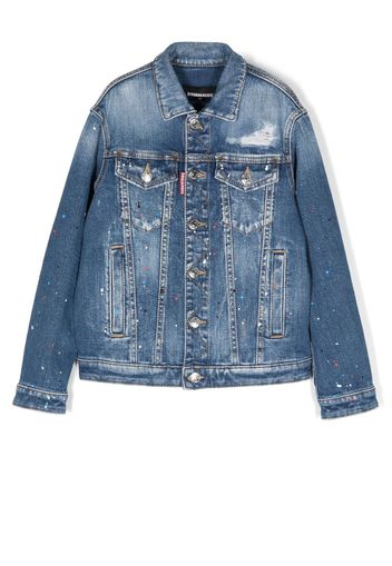 Dsquared2 Kids Giacca denim - Blu