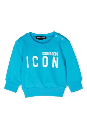 Dsquared2 Kids logo print sweatshirt - Blu