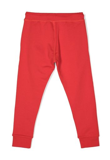 Dsquared2 Kids logo-print cotton track trousers - Rosso