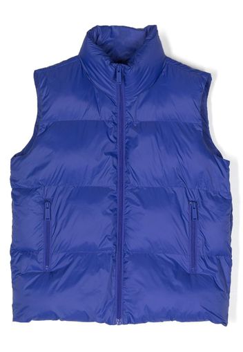 Dsquared2 Kids Gilet imbottito con stampa - Blu