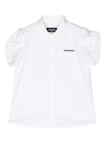 Dsquared2 Kids Camicia a maniche corte - Bianco