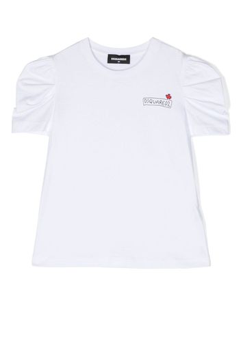 Dsquared2 Kids T-shirt con stampa - Bianco