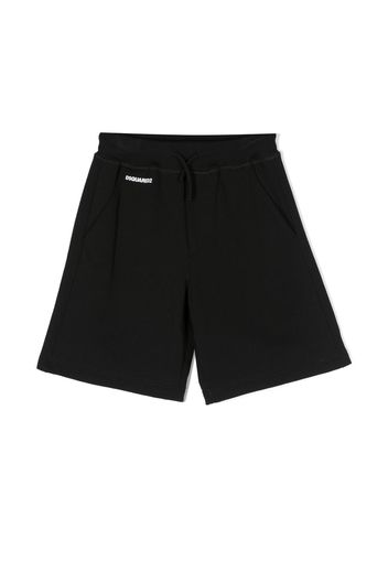 Dsquared2 Kids logo-print track shorts - Nero