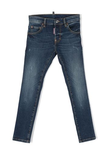 Dsquared2 Kids low-rise skinny jeans - Blu