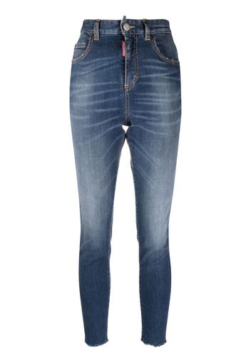 Dsquared2 Jeans skinny crop - Blu