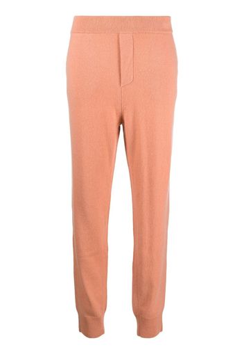 Dsquared2 logo-print cashmere trousers - Rosa