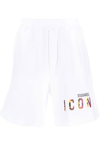 Dsquared2 cotton logo-print shorts - Bianco