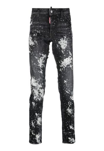 Dsquared2 paint-splatter jeans - Nero