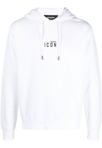 Dsquared2 Icon-print pullover hoodie - Bianco