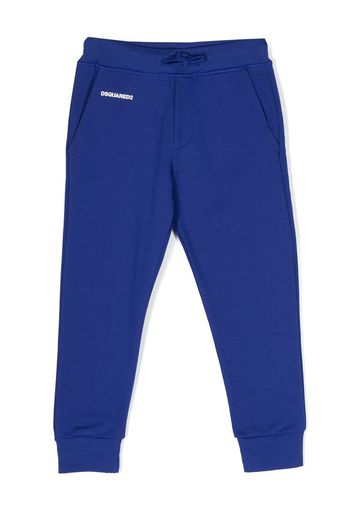 Dsquared2 Kids Sport Edtn.07 logo-print track pants - Blu