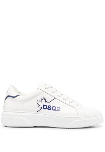 Dsquared2 side logo-print low-top sneakers - Bianco