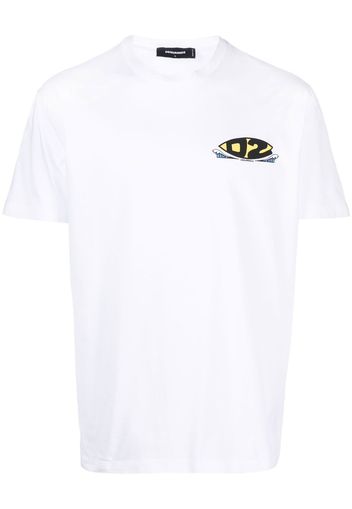 Dsquared2 logo-print short-sleeve T-shirt - Bianco