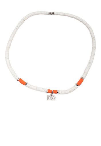 Dsquared2 beaded necklace - Bianco