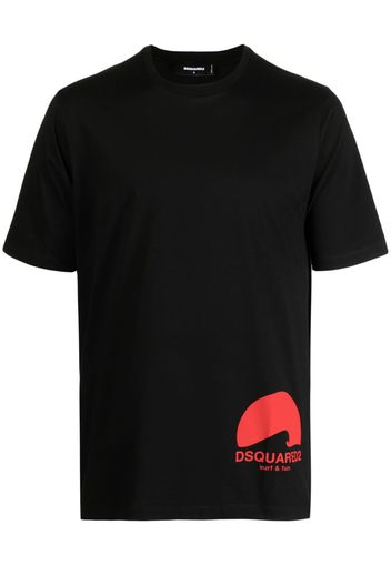 Dsquared2 slogan-print cotton T-shirt - Nero