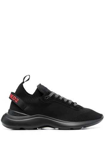 Dsquared2 logo-print low-top sneakers - Nero