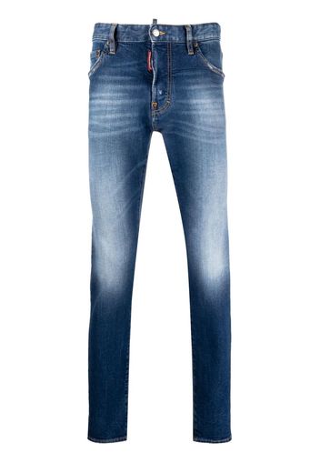 Dsquared2 slim-cut five-pocket jeans - Blu