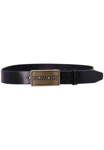 Dsquared2 Cintura con fibbia logo - Nero