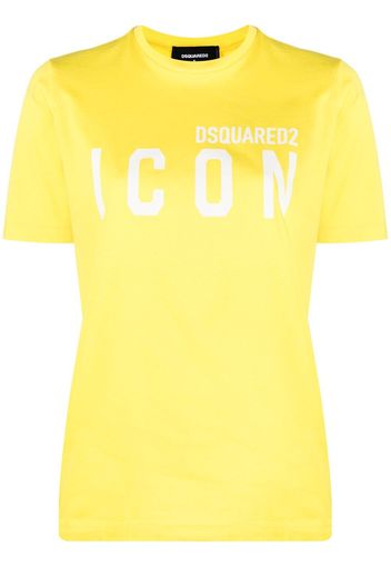 Dsquared2 logo-print cotton T-shirt - Giallo