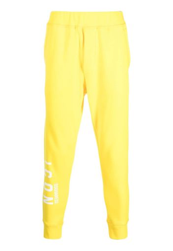 Dsquared2 Icon logo-print track pants - Giallo