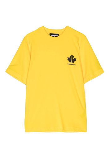 Dsquared2 Kids T-shirt con stampa - Giallo