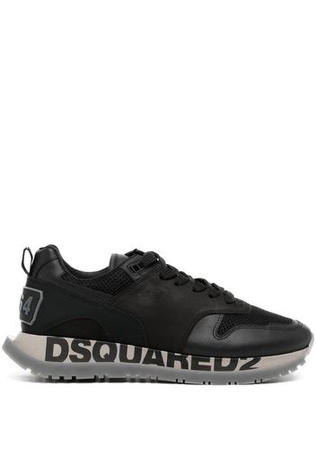 Dsquared2 logo platform low-top sneakers - Nero