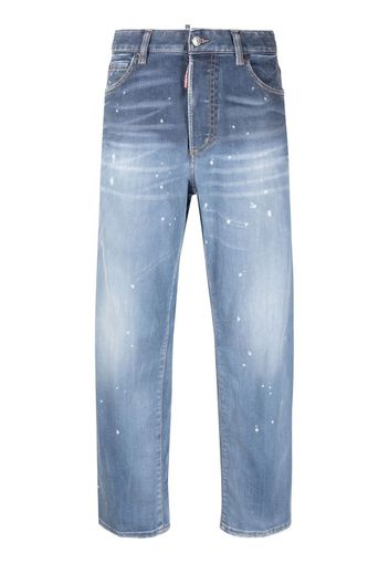 Dsquared2 distressed-finish denim jeans - Blu