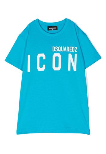 Dsquared2 Kids Icon logo-print T-shirt - Blu