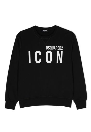 Dsquared2 Kids logo-print detail sweatshirt - Nero